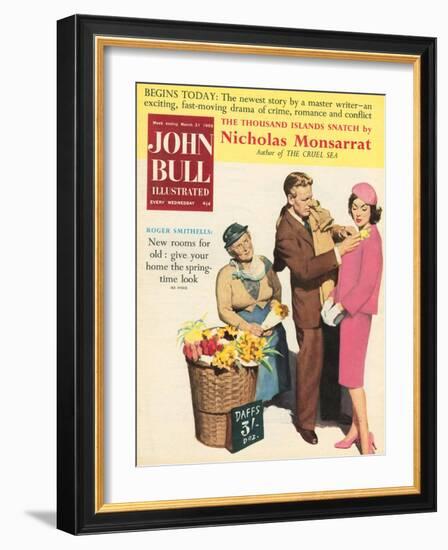 Front Cover of 'John Bull', October 1954-null-Framed Giclee Print