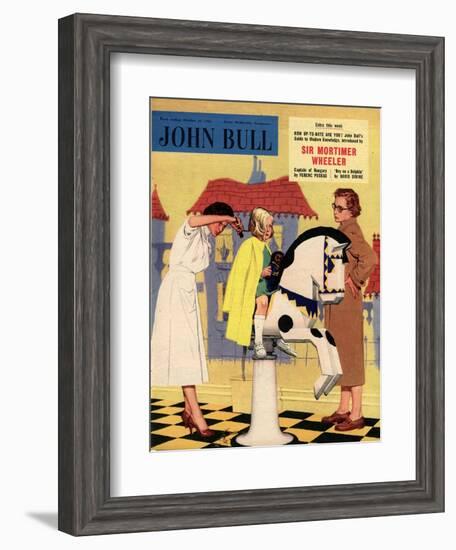 Front Cover of 'John Bull', October 1955-null-Framed Giclee Print