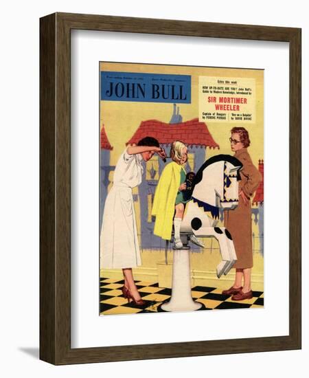 Front Cover of 'John Bull', October 1955-null-Framed Giclee Print