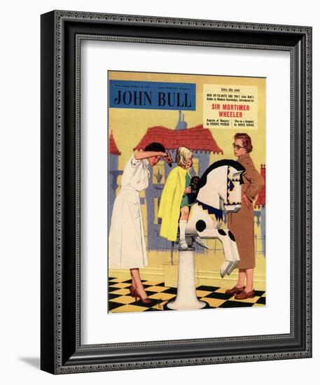 Front Cover of 'John Bull', October 1955-null-Framed Giclee Print