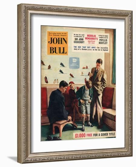 Front Cover of 'John Bull', October 1956-null-Framed Giclee Print