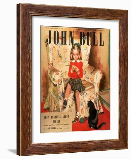 Front Cover of 'John Bull', September 1947-null-Framed Giclee Print