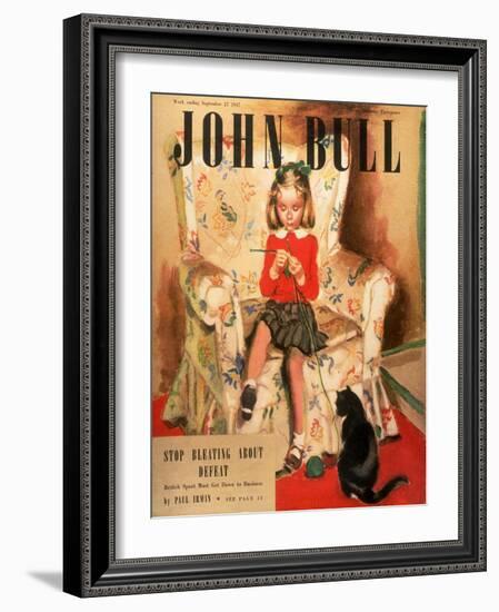 Front Cover of 'John Bull', September 1947-null-Framed Giclee Print