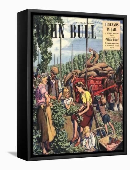 Front Cover of 'John Bull', September 1948-null-Framed Premier Image Canvas