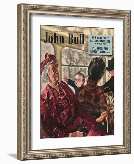 Front Cover of 'John Bull', September 1949-null-Framed Giclee Print