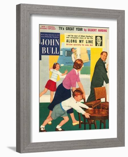 Front Cover of 'John Bull', September 1953-null-Framed Giclee Print