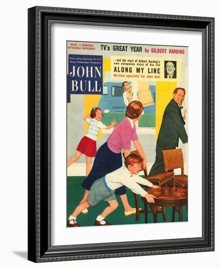 Front Cover of 'John Bull', September 1953-null-Framed Giclee Print