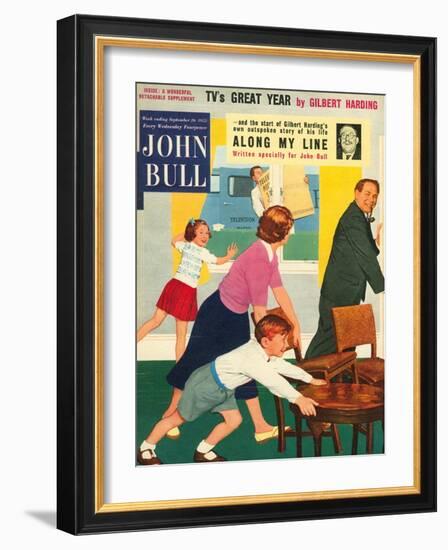 Front Cover of 'John Bull', September 1953-null-Framed Giclee Print