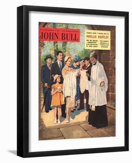 Front Cover of 'John Bull', September 1955-null-Framed Giclee Print