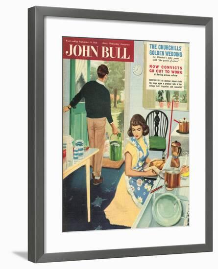 Front Cover of 'John Bull', September 1958-null-Framed Giclee Print