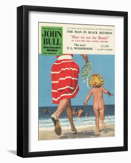 Front Cover of John Bull, September 1959-null-Framed Giclee Print