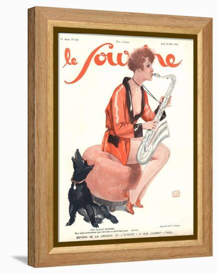 Front Cover of 'Le Sourire', 1929-Georges Leonnec-Framed Premier Image Canvas