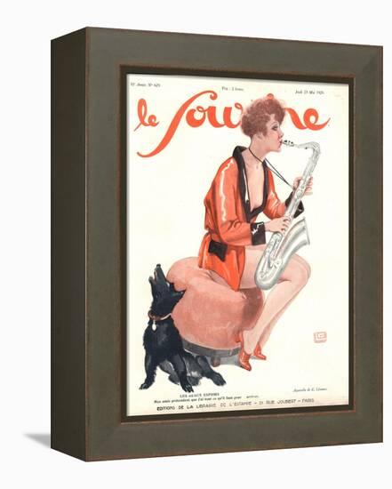 Front Cover of 'Le Sourire', 1929-Georges Leonnec-Framed Premier Image Canvas