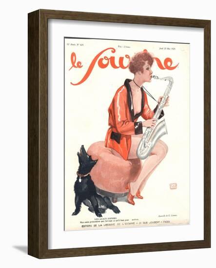 Front Cover of 'Le Sourire', 1929-Georges Leonnec-Framed Giclee Print