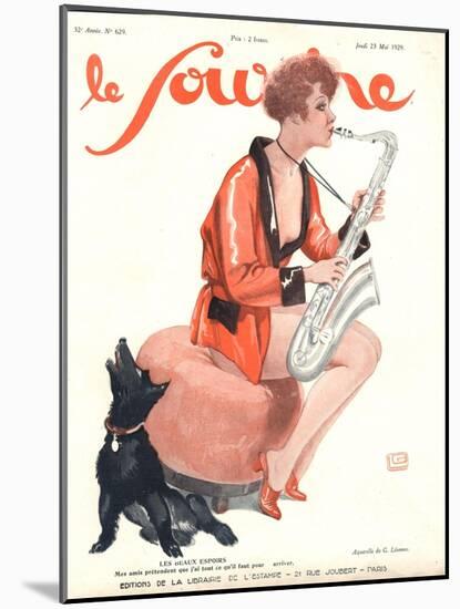 Front Cover of 'Le Sourire', 1929-Georges Leonnec-Mounted Giclee Print