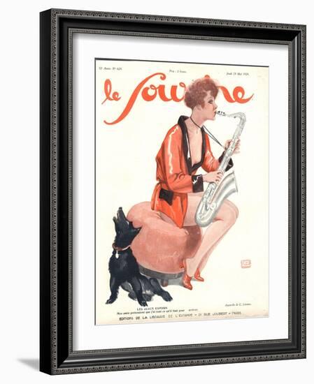 Front Cover of 'Le Sourire', 1929-Georges Leonnec-Framed Giclee Print