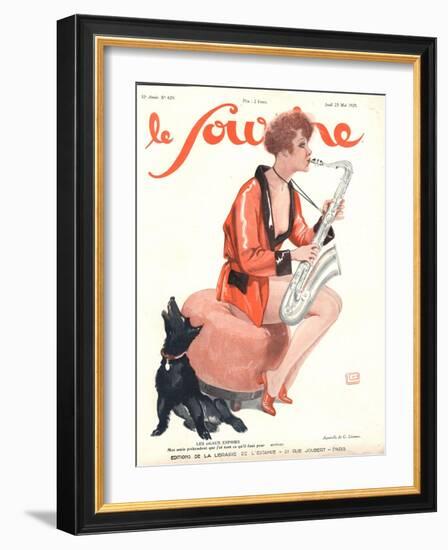 Front Cover of 'Le Sourire', 1929-Georges Leonnec-Framed Giclee Print