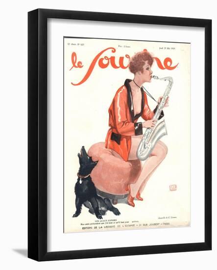 Front Cover of 'Le Sourire', 1929-Georges Leonnec-Framed Giclee Print