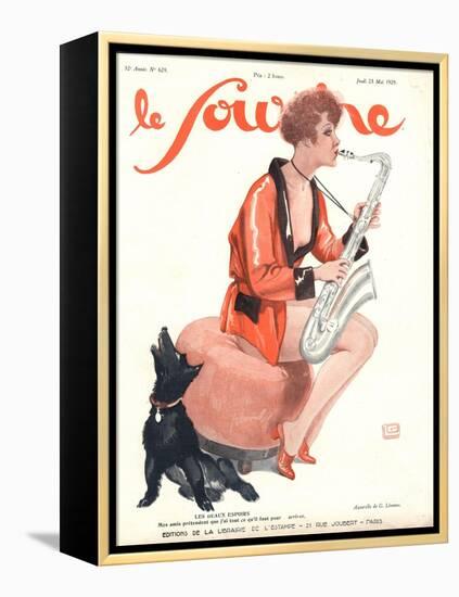 Front Cover of 'Le Sourire', 1929-Georges Leonnec-Framed Premier Image Canvas