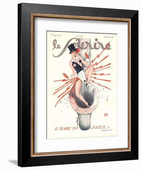 Front Cover of 'Le Sourire', January 1929-Georges Leonnec-Framed Giclee Print