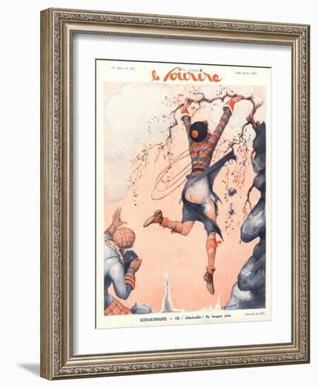 Front Cover of 'Le Sourire', May 1931-French School-Framed Giclee Print