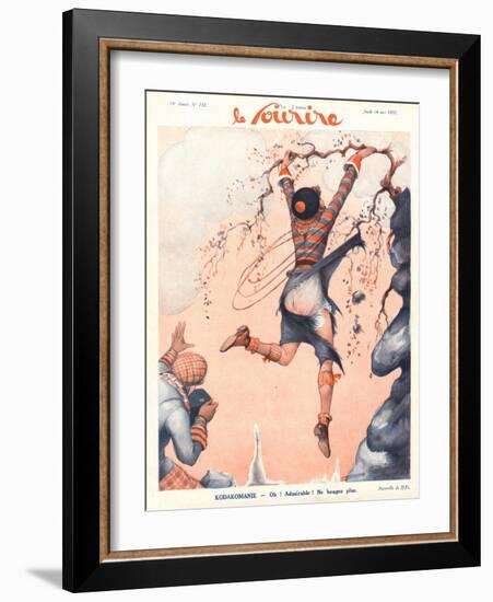 Front Cover of 'Le Sourire', May 1931-French School-Framed Giclee Print