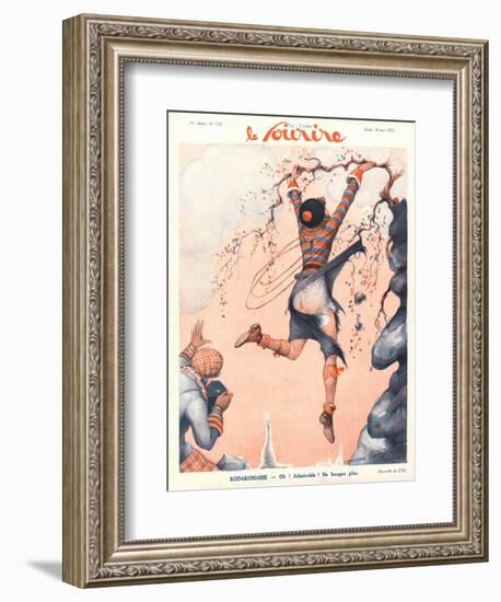 Front Cover of 'Le Sourire', May 1931-French School-Framed Giclee Print