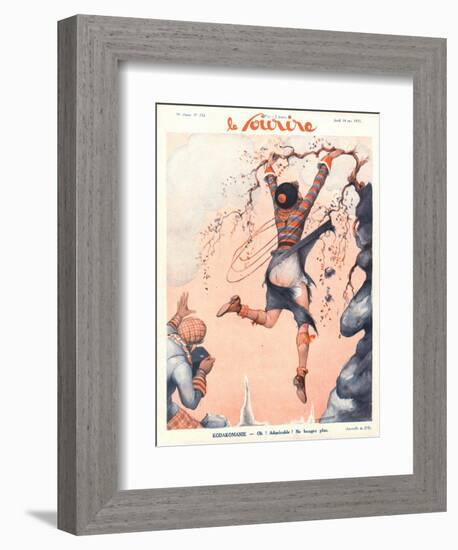 Front Cover of 'Le Sourire', May 1931-French School-Framed Giclee Print