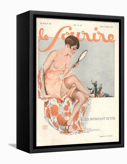 Front Cover of 'Le Sourire', November 1927-Georges Leonnec-Framed Premier Image Canvas