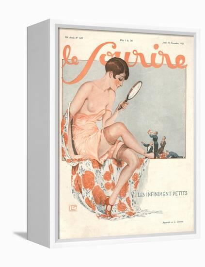 Front Cover of 'Le Sourire', November 1927-Georges Leonnec-Framed Premier Image Canvas