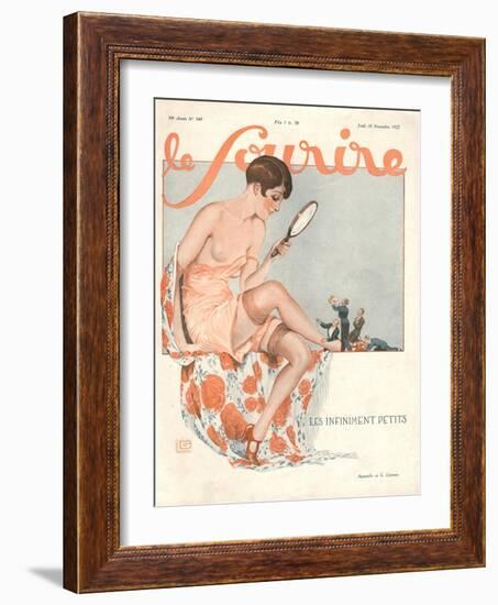 Front Cover of 'Le Sourire', November 1927-Georges Leonnec-Framed Giclee Print