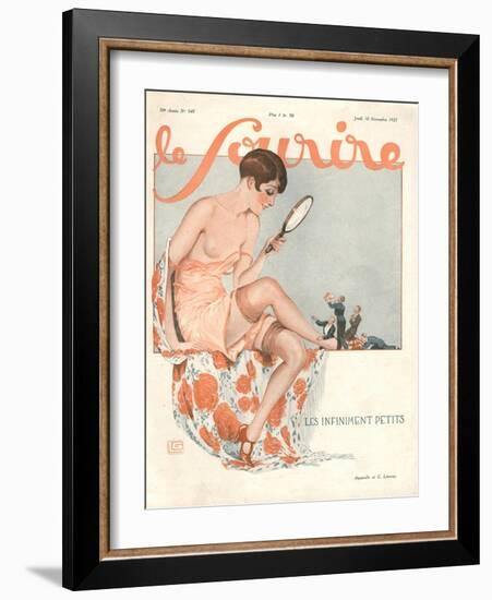 Front Cover of 'Le Sourire', November 1927-Georges Leonnec-Framed Giclee Print