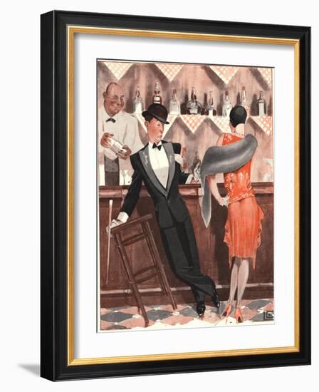 Front Cover of 'Le Sourire'-Georges Leonnec-Framed Giclee Print