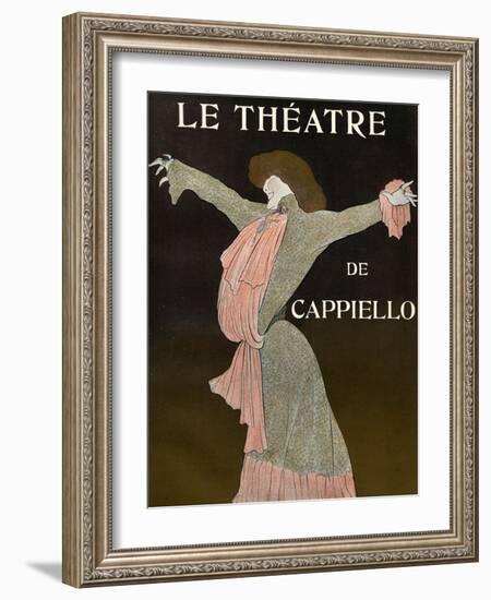 Front Cover of 'Le Theatre' Magazine, 1903-Leonetto Cappiello-Framed Giclee Print