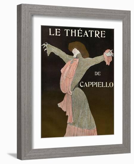 Front Cover of 'Le Theatre' Magazine, 1903-Leonetto Cappiello-Framed Giclee Print