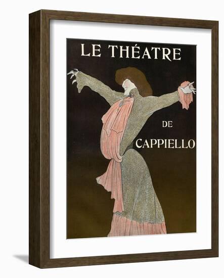 Front Cover of 'Le Theatre' Magazine, 1903-Leonetto Cappiello-Framed Giclee Print