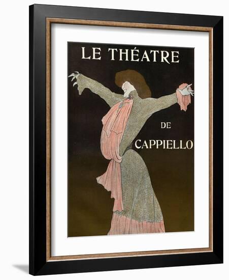 Front Cover of 'Le Theatre' Magazine, 1903-Leonetto Cappiello-Framed Giclee Print