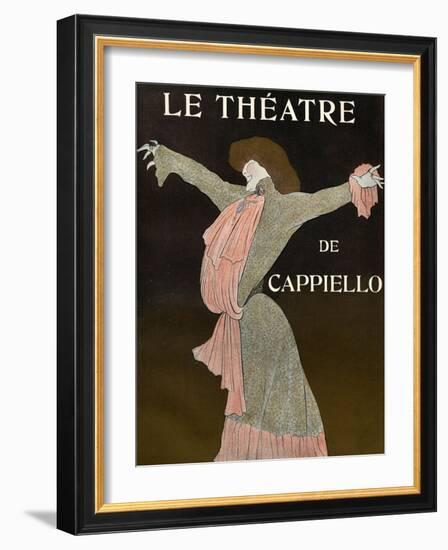 Front Cover of 'Le Theatre' Magazine, 1903-Leonetto Cappiello-Framed Giclee Print