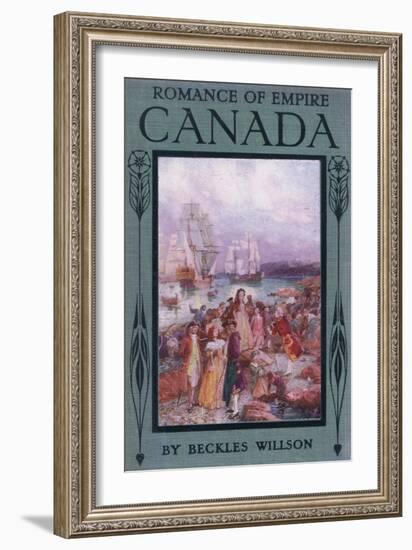 Front Cover of Romance of Canada, C.1920-Henry Sandham-Framed Giclee Print