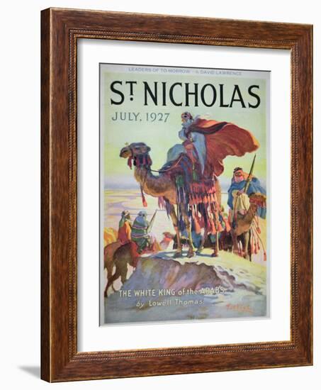 Front Cover of St. Nicholas Magazine, July 1927-American School-Framed Giclee Print