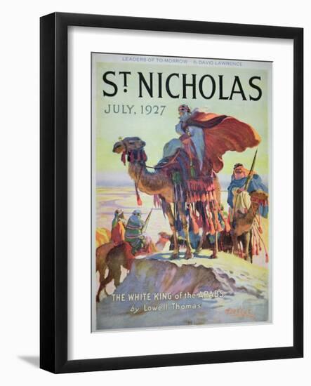 Front Cover of St. Nicholas Magazine, July 1927-American School-Framed Giclee Print