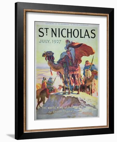 Front Cover of St. Nicholas Magazine, July 1927-American School-Framed Giclee Print