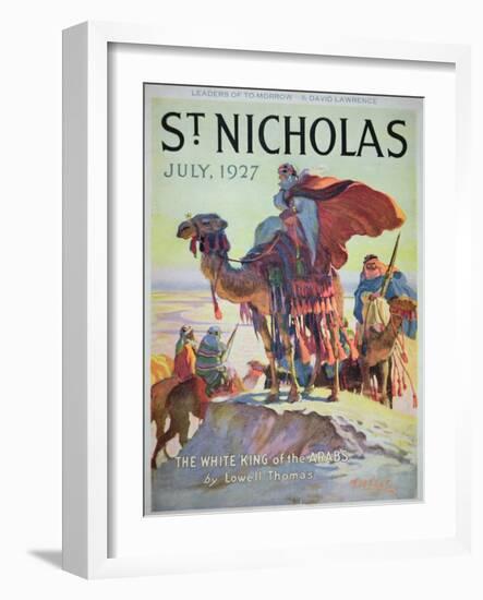 Front Cover of St. Nicholas Magazine, July 1927-American School-Framed Giclee Print