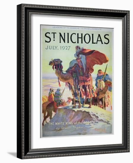 Front Cover of St. Nicholas Magazine, July 1927-American School-Framed Giclee Print