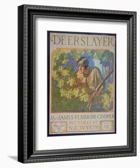 Front Cover of The Deerslayer by James Fennimore Cooper-Newell Convers Wyeth-Framed Giclee Print