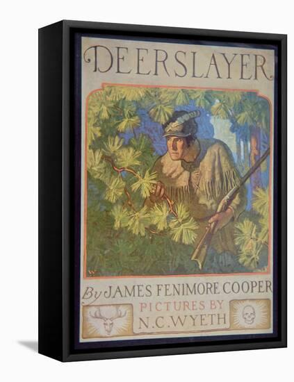 Front Cover of The Deerslayer by James Fennimore Cooper-Newell Convers Wyeth-Framed Premier Image Canvas