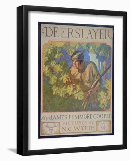 Front Cover of The Deerslayer by James Fennimore Cooper-Newell Convers Wyeth-Framed Giclee Print