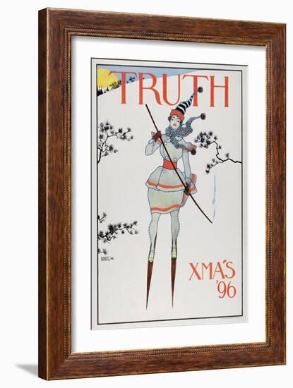 Front Cover of Truth, Xmas '96, Pub.1896 (Colour Litho)-Ernest Haskell-Framed Giclee Print