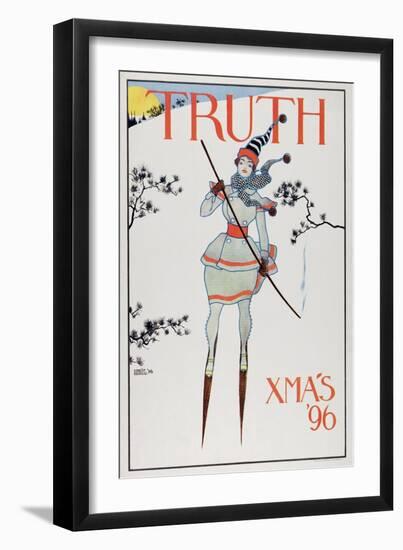 Front Cover of Truth, Xmas '96, Pub.1896 (Colour Litho)-Ernest Haskell-Framed Giclee Print