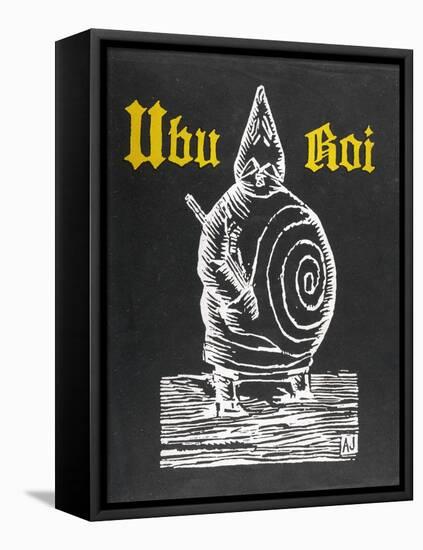 Front Cover of Ubu Roi Depicting Pere Ubu and the Spiral Adorning His Belly-null-Framed Premier Image Canvas